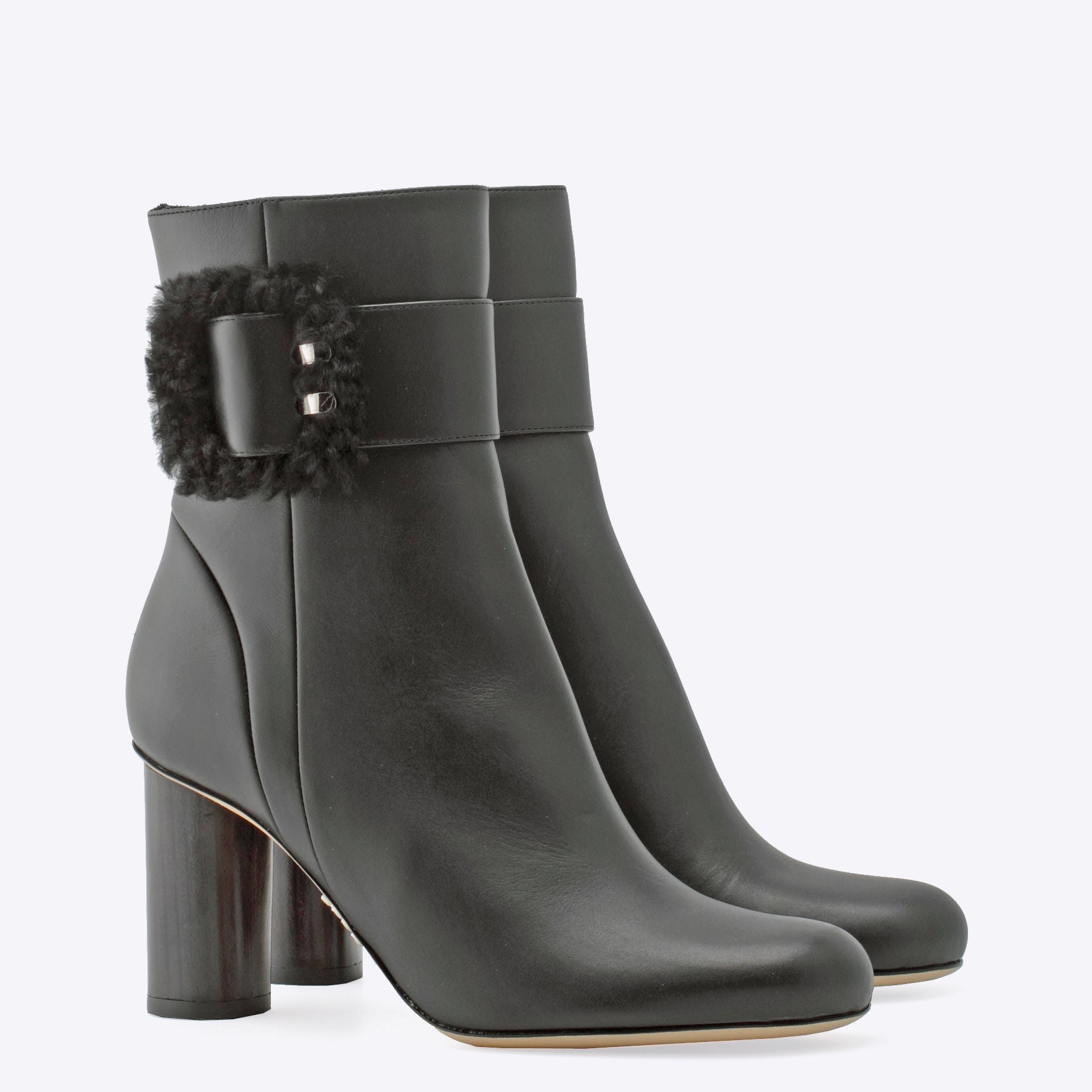 Bootie with buckle