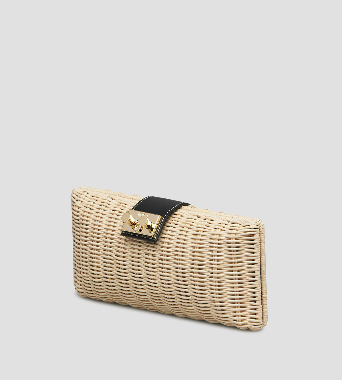 Tube Wicker Clutch