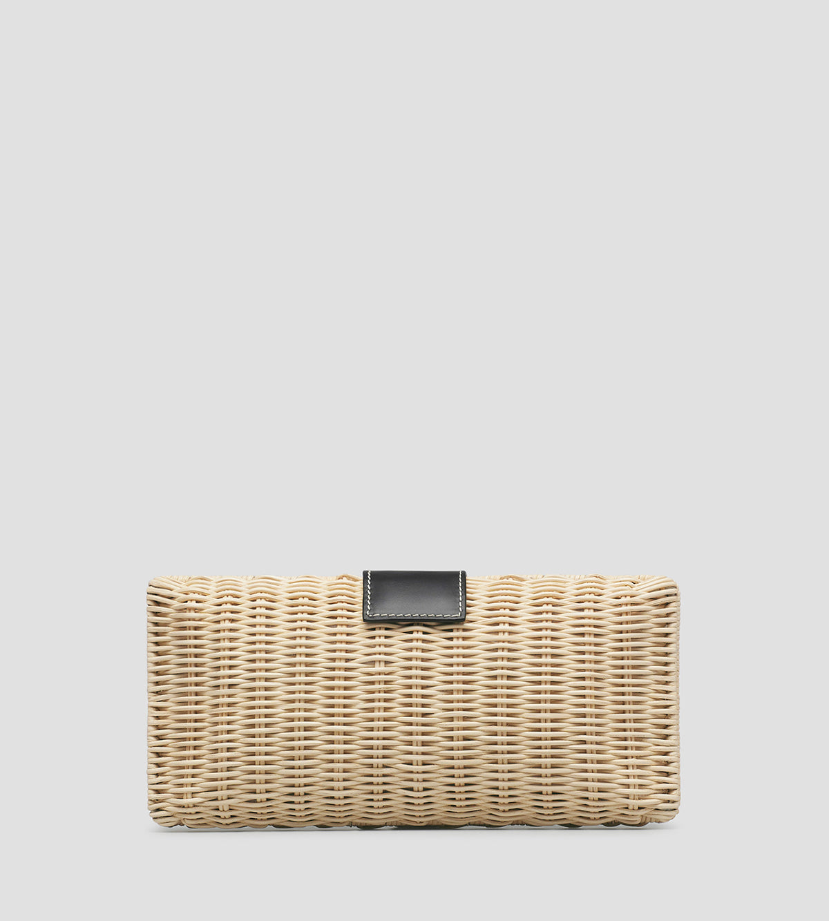 Tube Wicker Clutch
